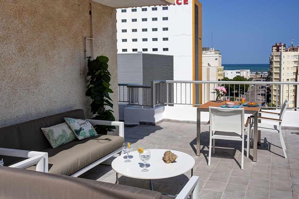 Atico Terrazas Playa Gandia Lägenhet Playa de Gandia Exteriör bild